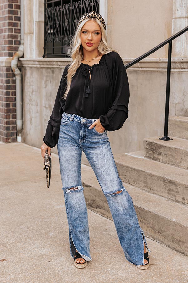 Midtown Mod Bodysuit In Black