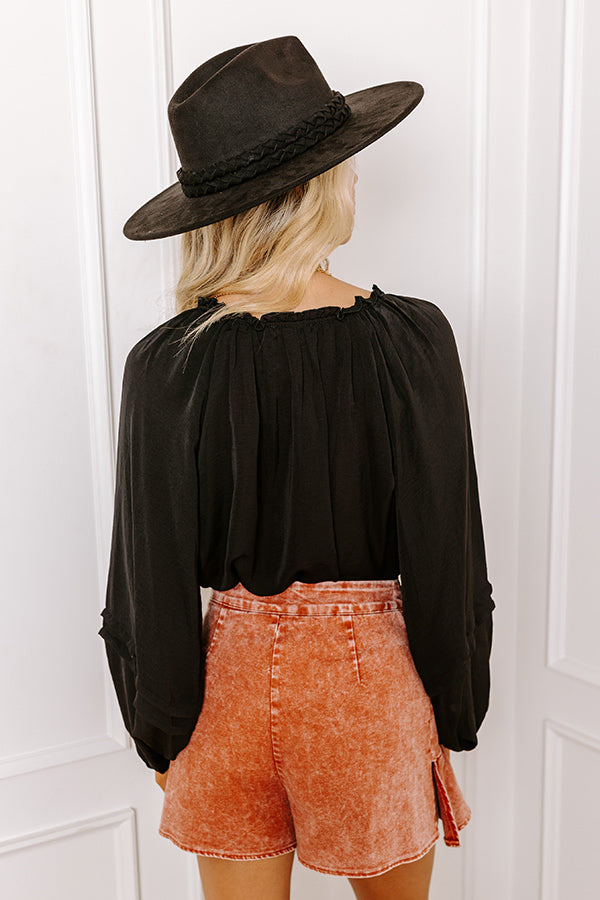 Midtown Mod Bodysuit In Black