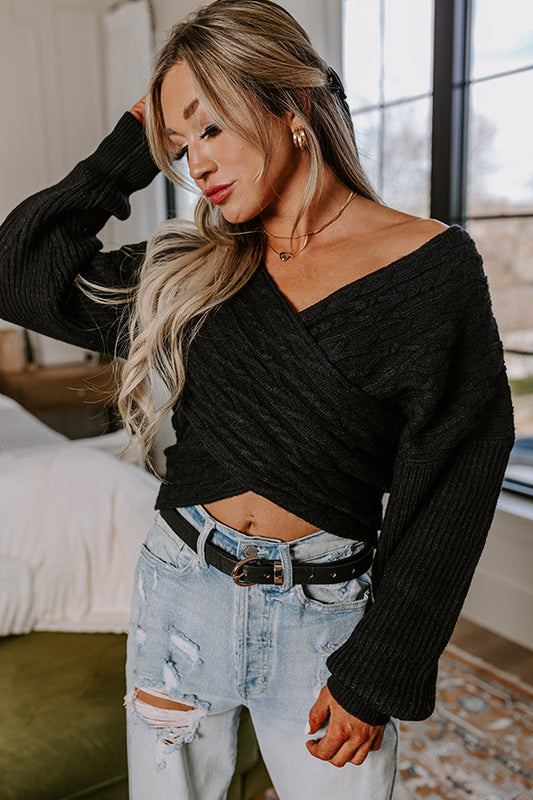 Always Flirting Sweater In Black