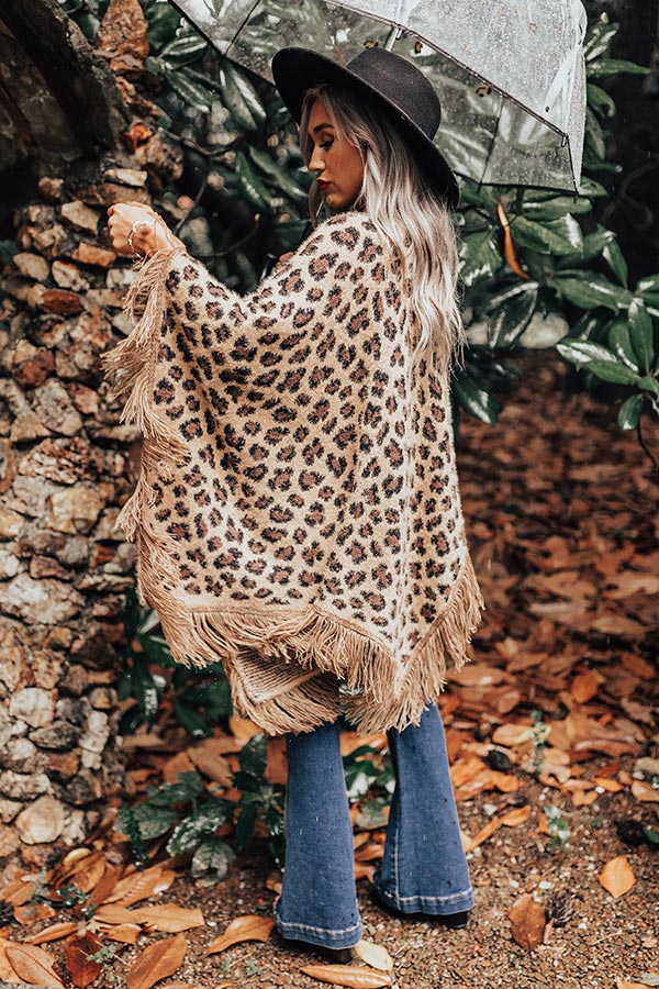 Salted Caramel Latte Poncho