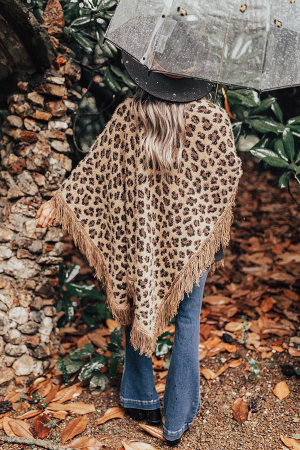 Salted Caramel Latte Poncho