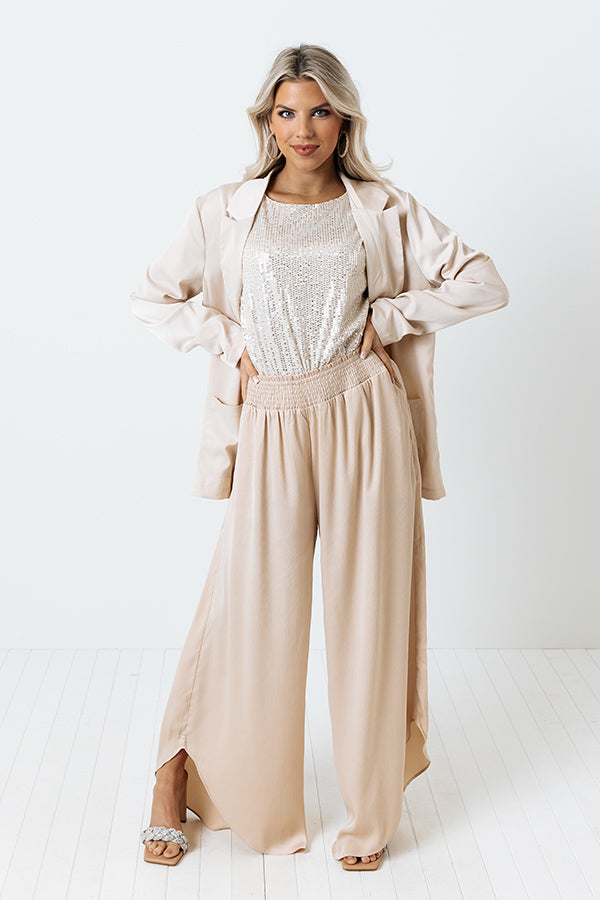 The Barrett High Waist Pants In Champagne