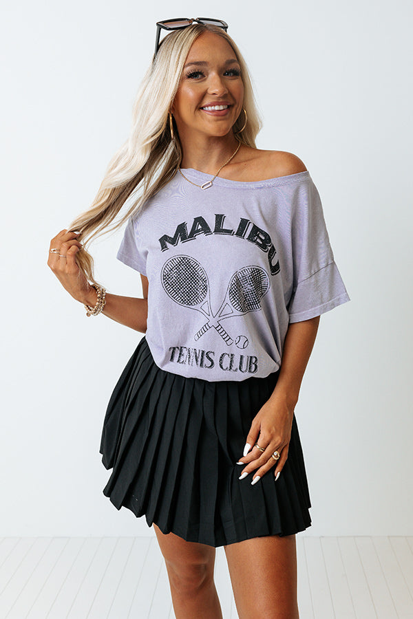Mineral-Wash Malibu Tennis Club Graphic Tee