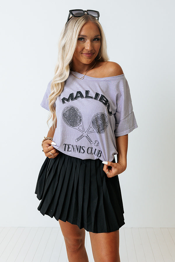 Mineral-Wash Malibu Tennis Club Graphic Tee