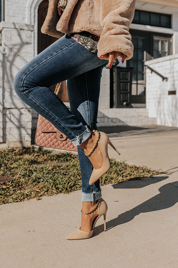 The Priya Heel In Iced Latte