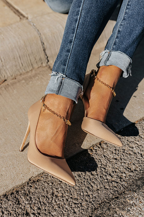 The Priya Heel In Iced Latte