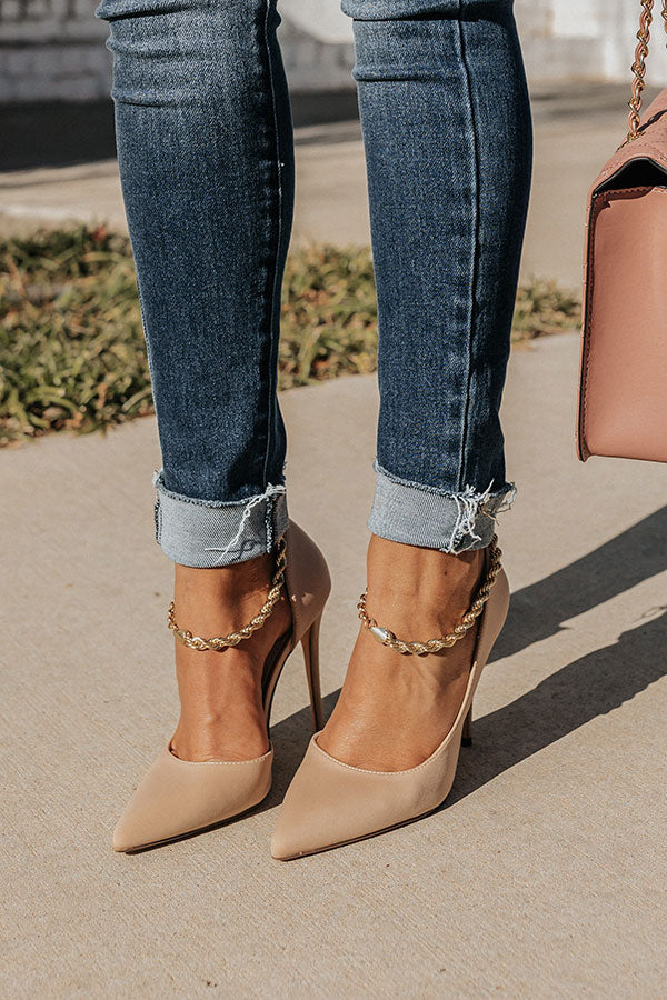 The Priya Heel In Iced Latte