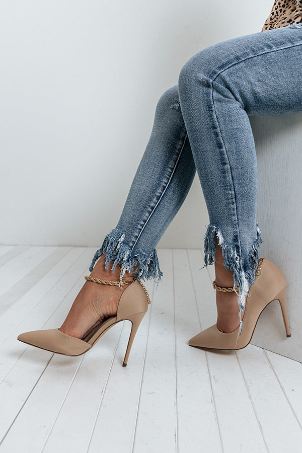 The Priya Heel In Iced Latte