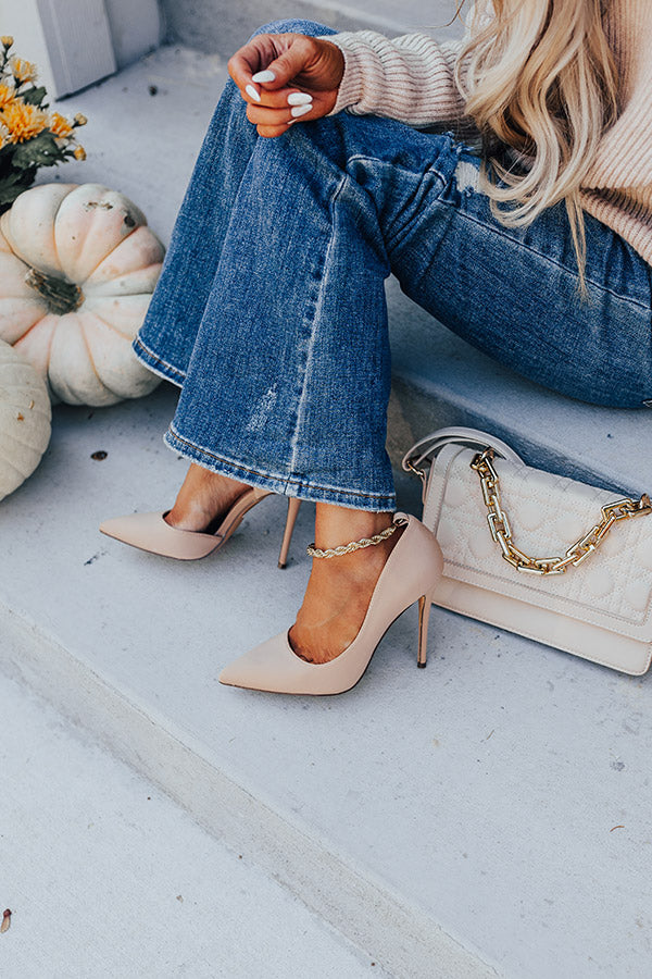The Priya Heel In Iced Latte