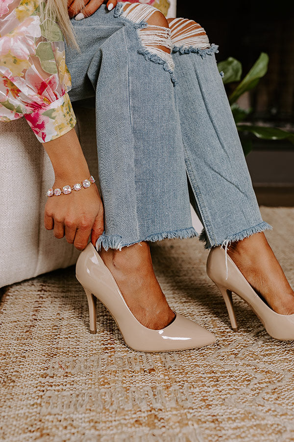 The Tolly Faux Nubuck Heel