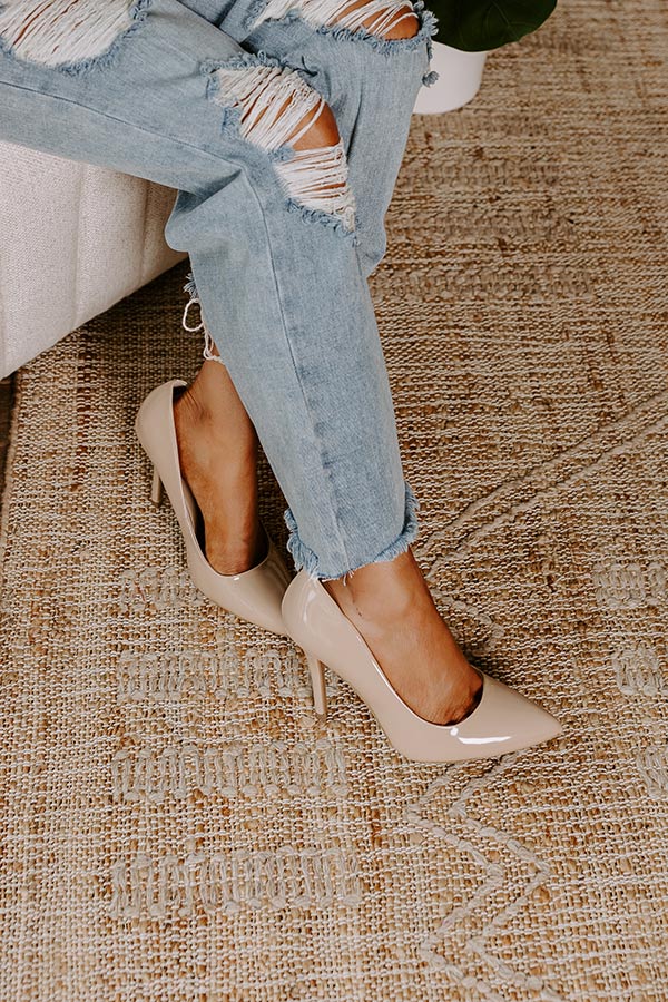 The Tolly Faux Nubuck Heel