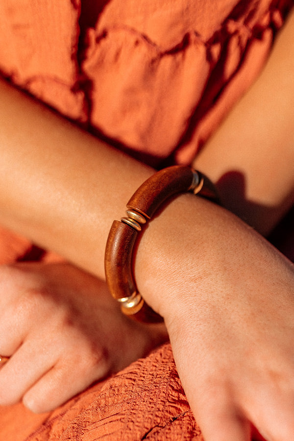 Island Beauty Bracelet In Dark Brown