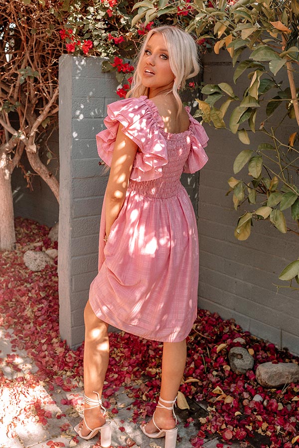 Covington Kisses Smocked Midi