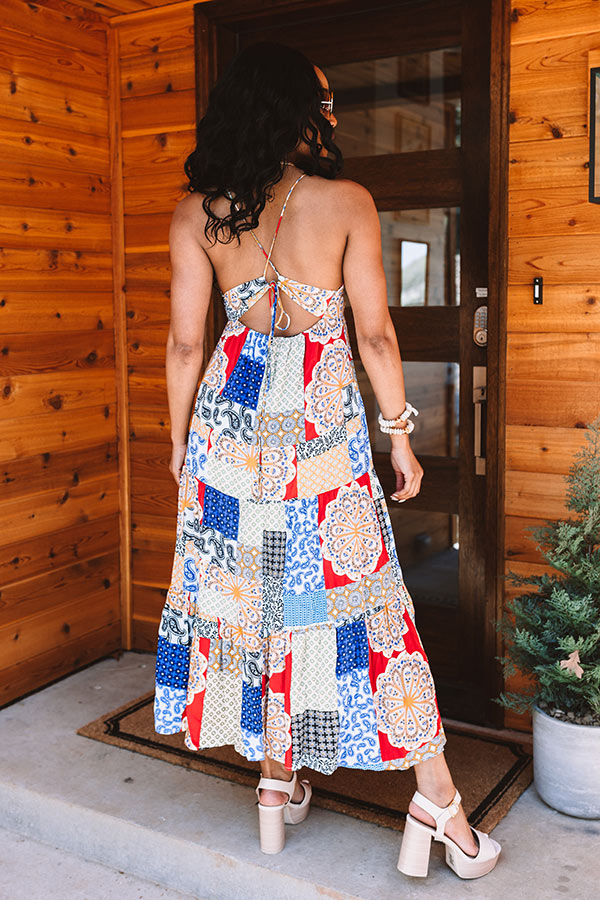 Upswing Colorblock Maxi In Blue