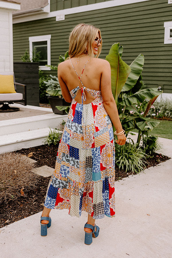 Upswing Colorblock Maxi In Blue