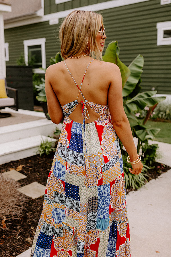Upswing Colorblock Maxi In Blue