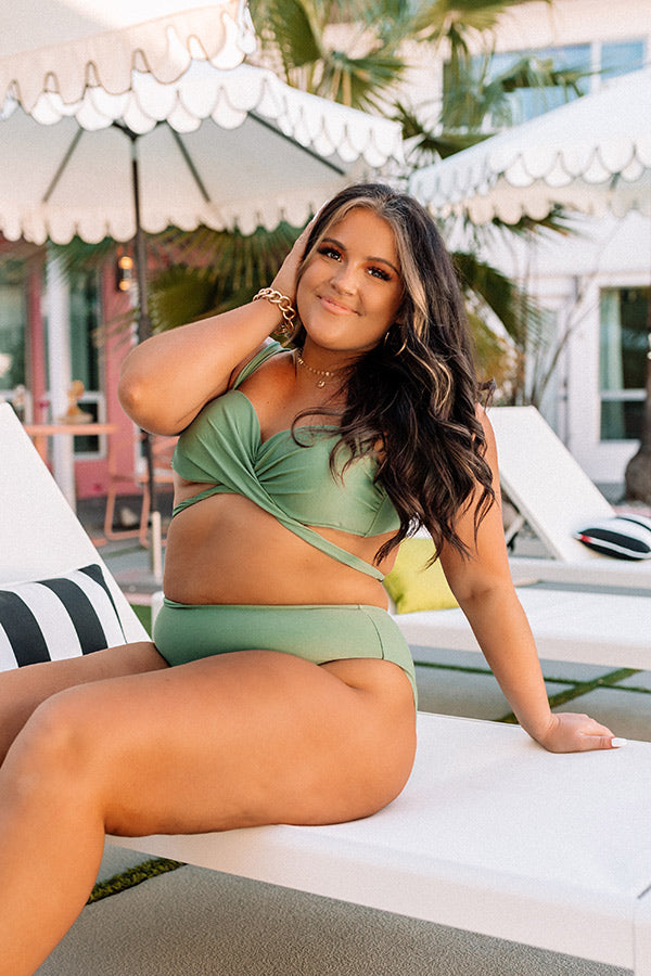 Coastal Cove Wrap Bikini Top Curves