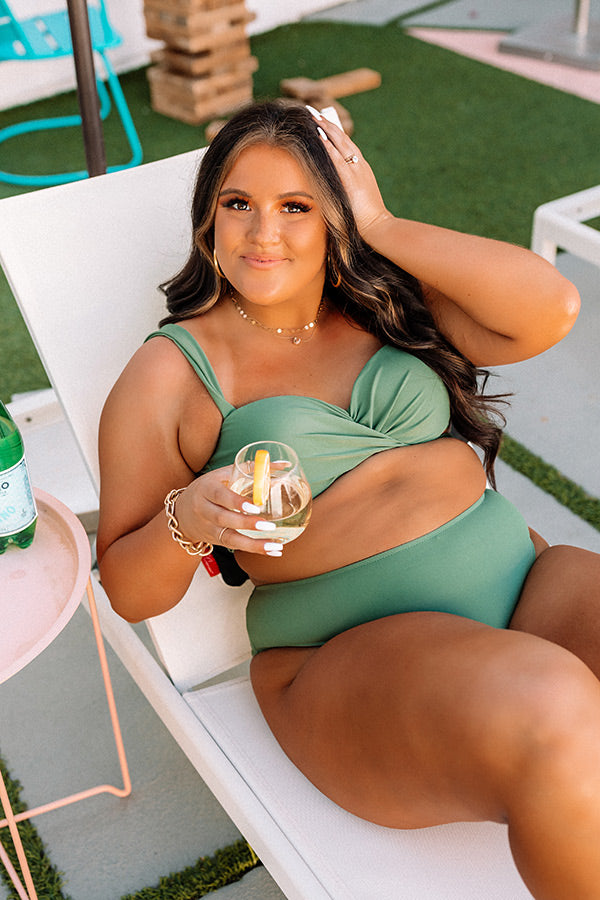 Coastal Cove Wrap Bikini Top Curves
