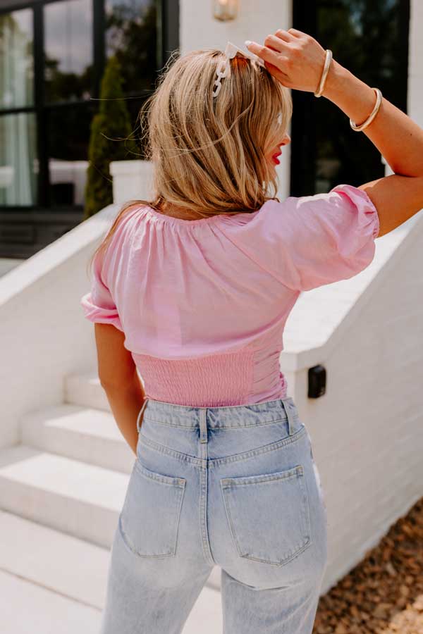 Starlit Confidence Ruched Top
