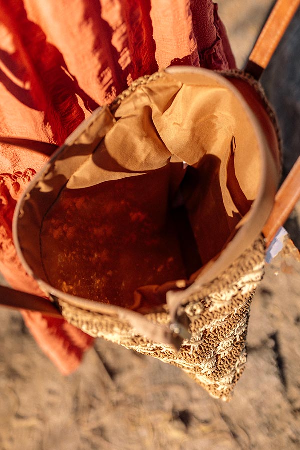 Desert Dreamer Woven Tote In Natural