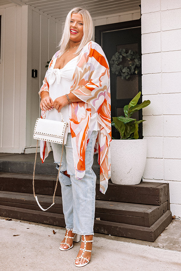 Guava Martini Overlay In Peach Curves