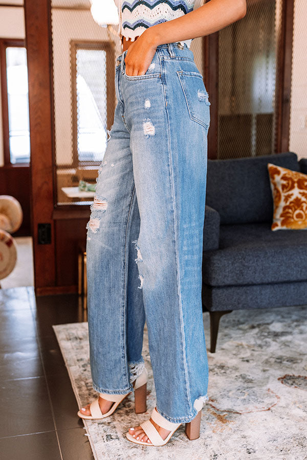 The Poshlynn High Waist Wide Leg Jean