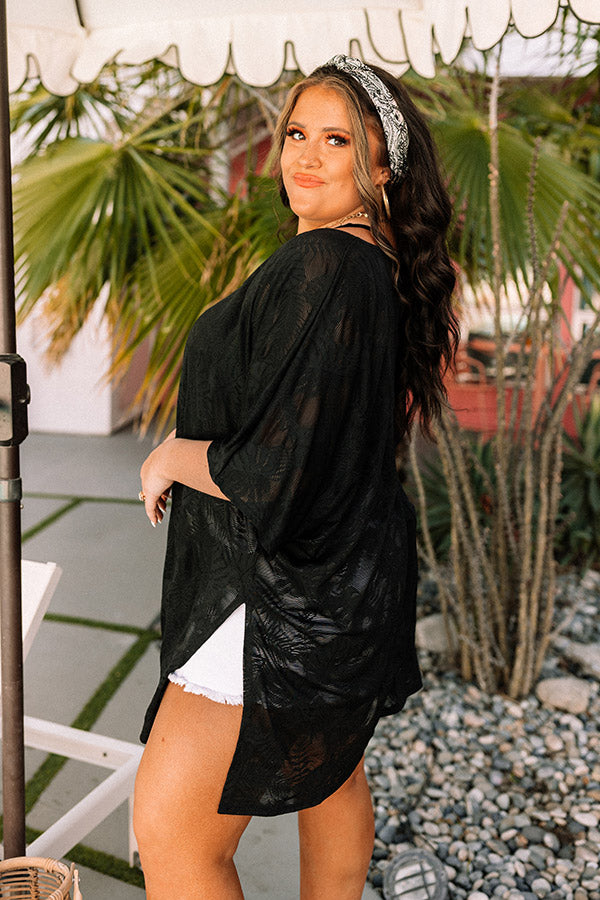 Take A Trip Shift Tunic In Black Curves