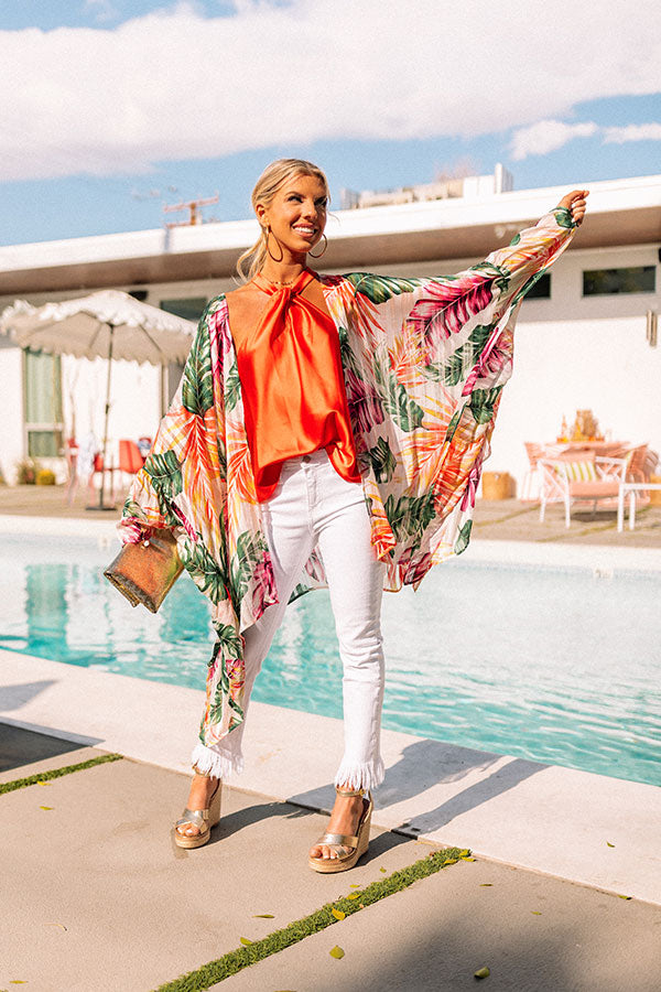 Forgotten Paradise Floral Overlay In Ivory