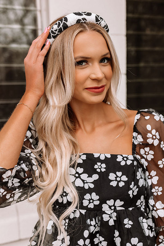 Busy In The City Beaded Headband