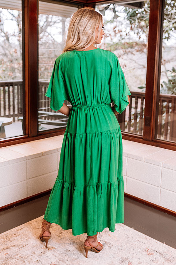 Sunshine Horizon Maxi In Kelly Green