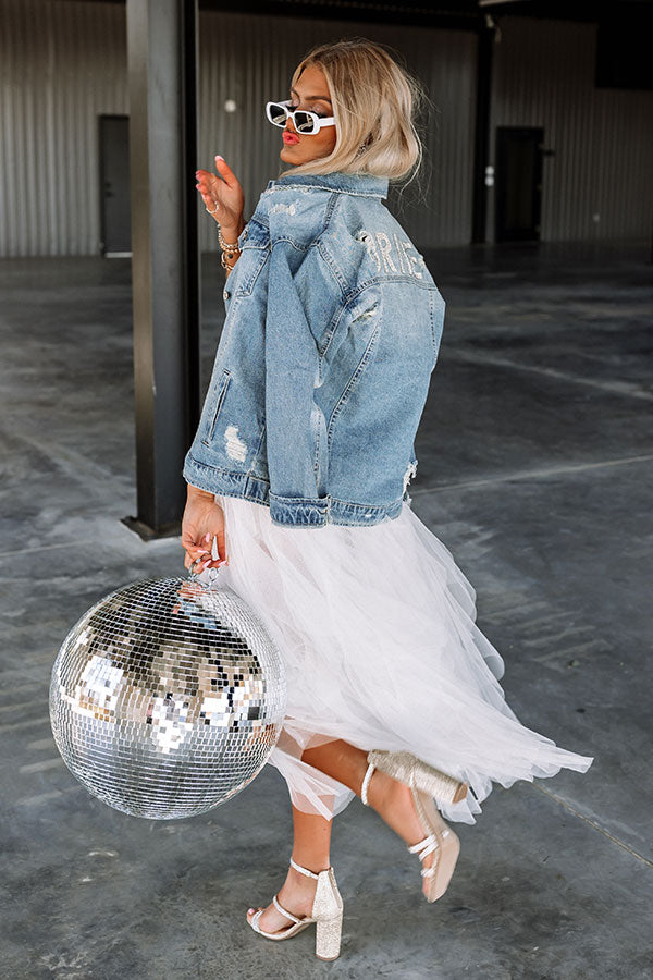 Bride Distressed Denim Jacket