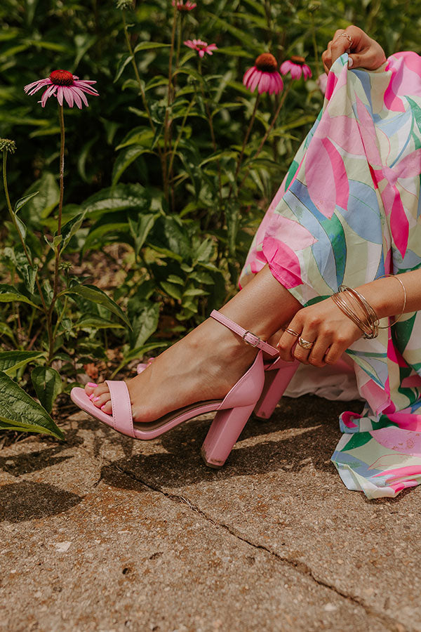 The Nancie Faux Leather Heel