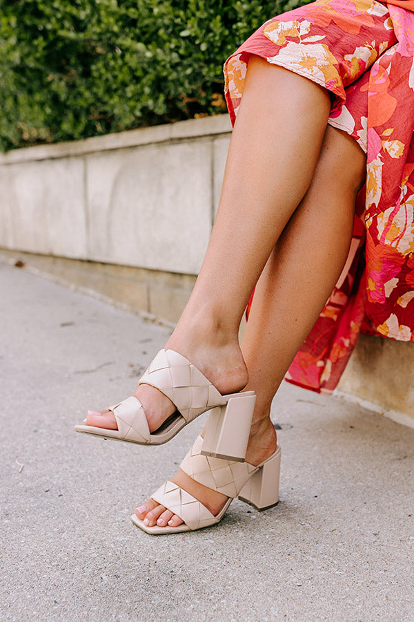 The Vita Faux Leather Heel