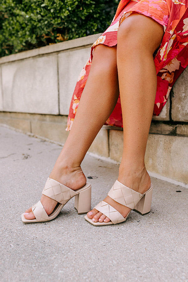 The Vita Faux Leather Heel