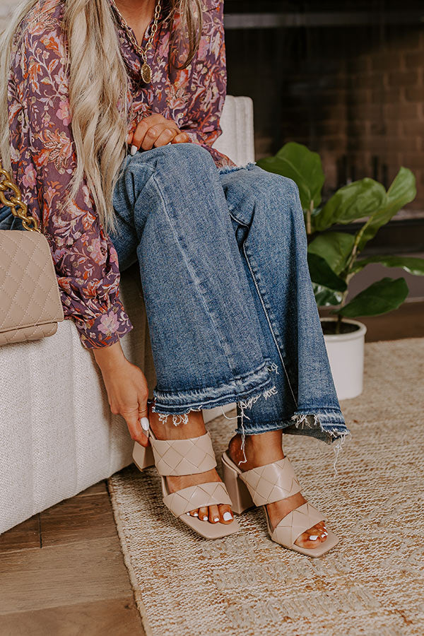 The Vita Faux Leather Heel