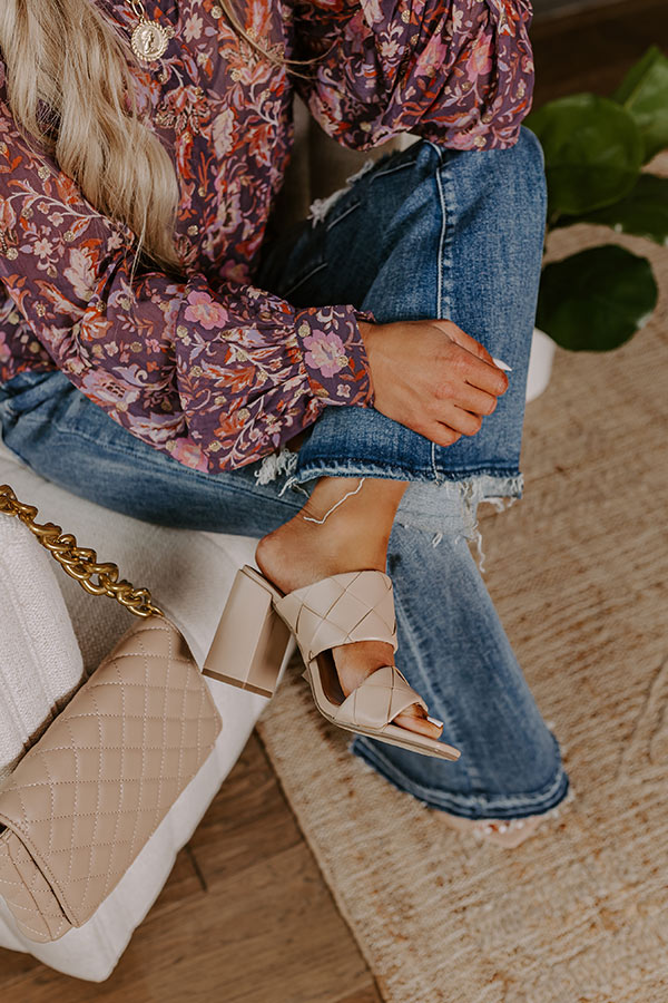 The Vita Faux Leather Heel