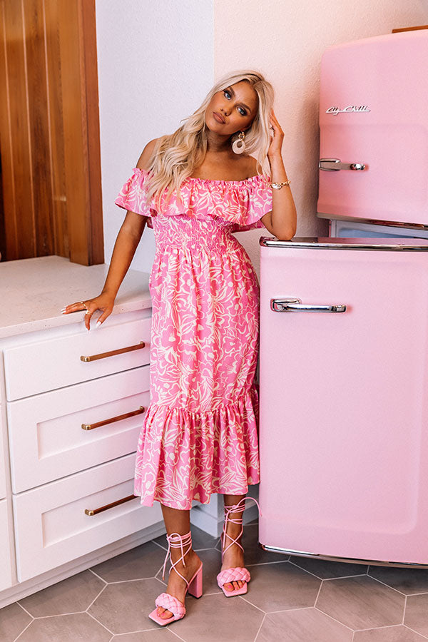 Laguna Luxe Smocked Midi