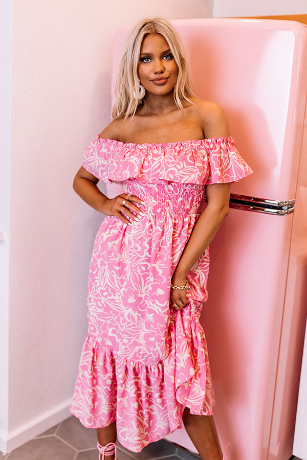 Laguna Luxe Smocked Midi
