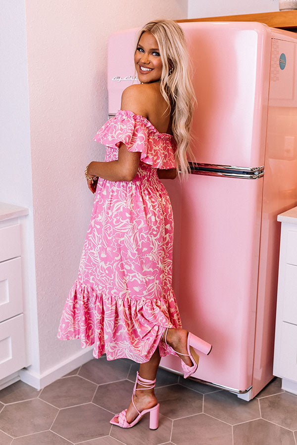 Laguna Luxe Smocked Midi