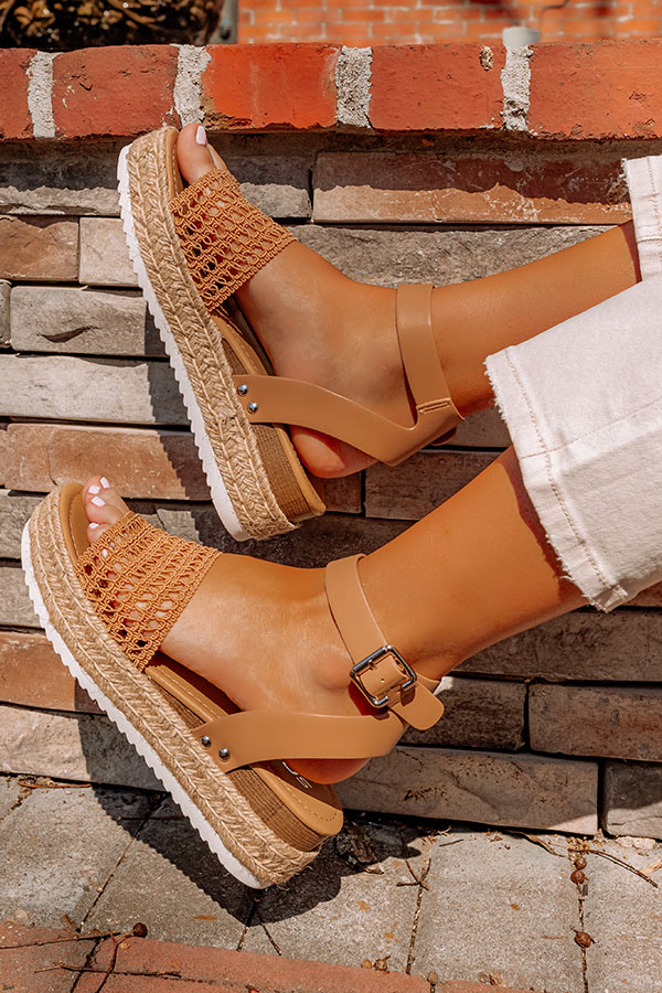 The Andria Espadrille In Tan