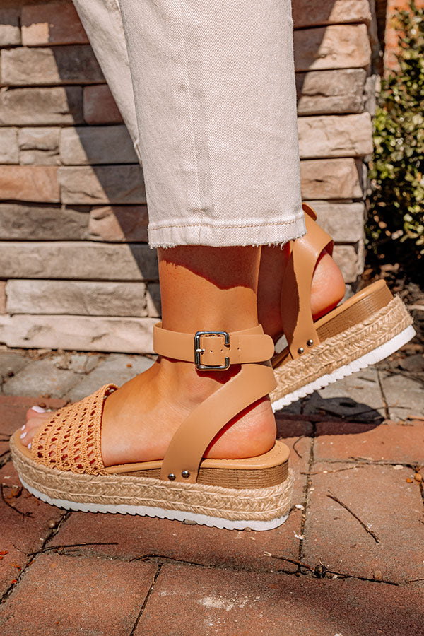 The Andria Espadrille In Tan