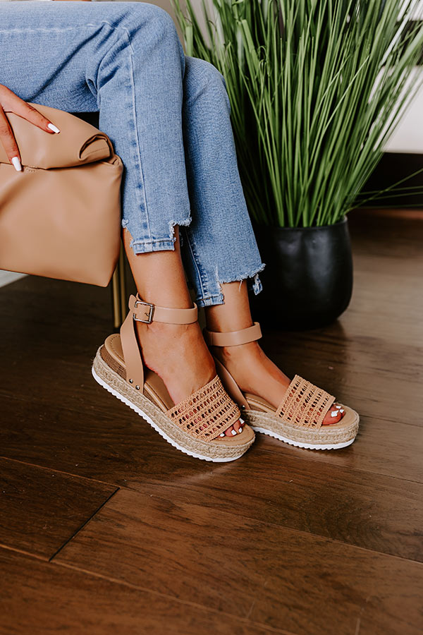 The Andria Espadrille In Tan