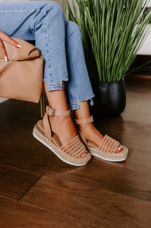 The Andria Espadrille In Tan