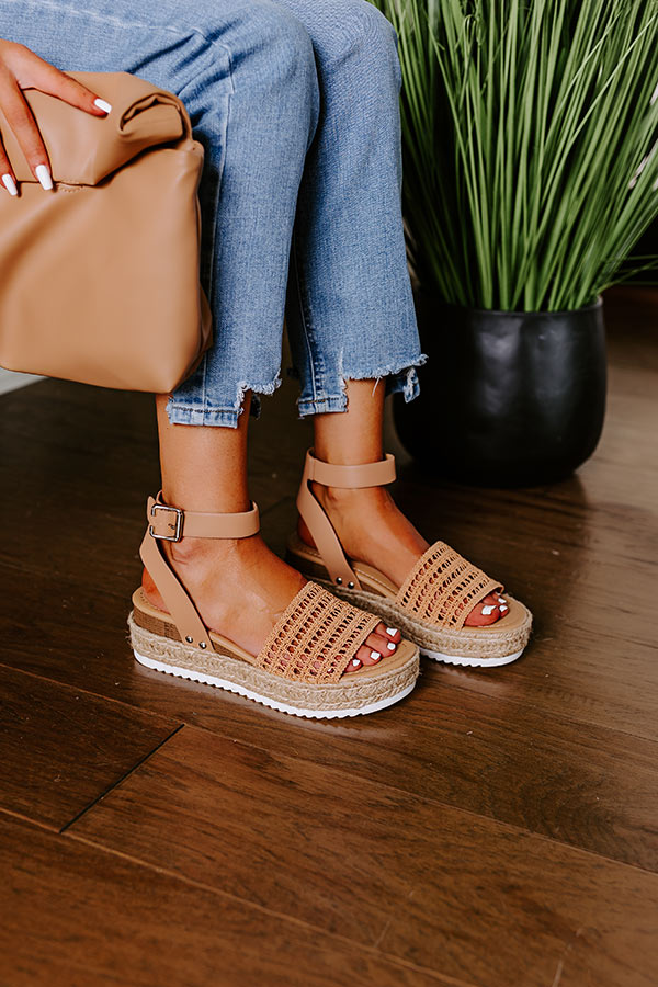 The Andria Espadrille In Tan
