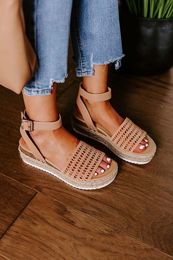 The Andria Espadrille In Tan
