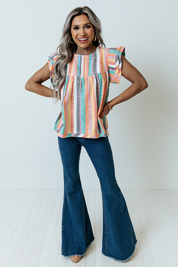 Sandbar Party Stripe Top