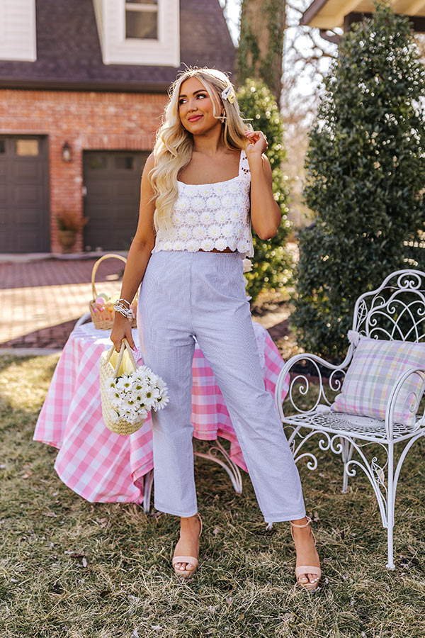 Sweet On Seersucker Pants