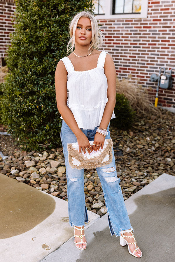 Pier And Dear Top In White
