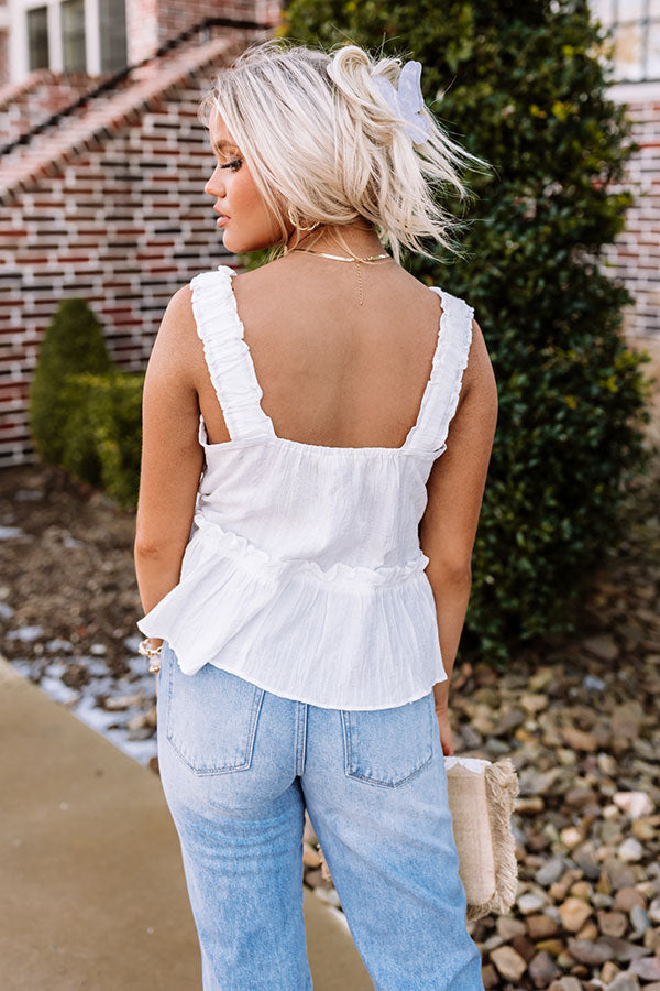 Pier And Dear Top In White