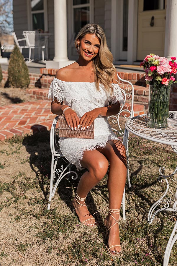 Put A Ring On It Lace Dress